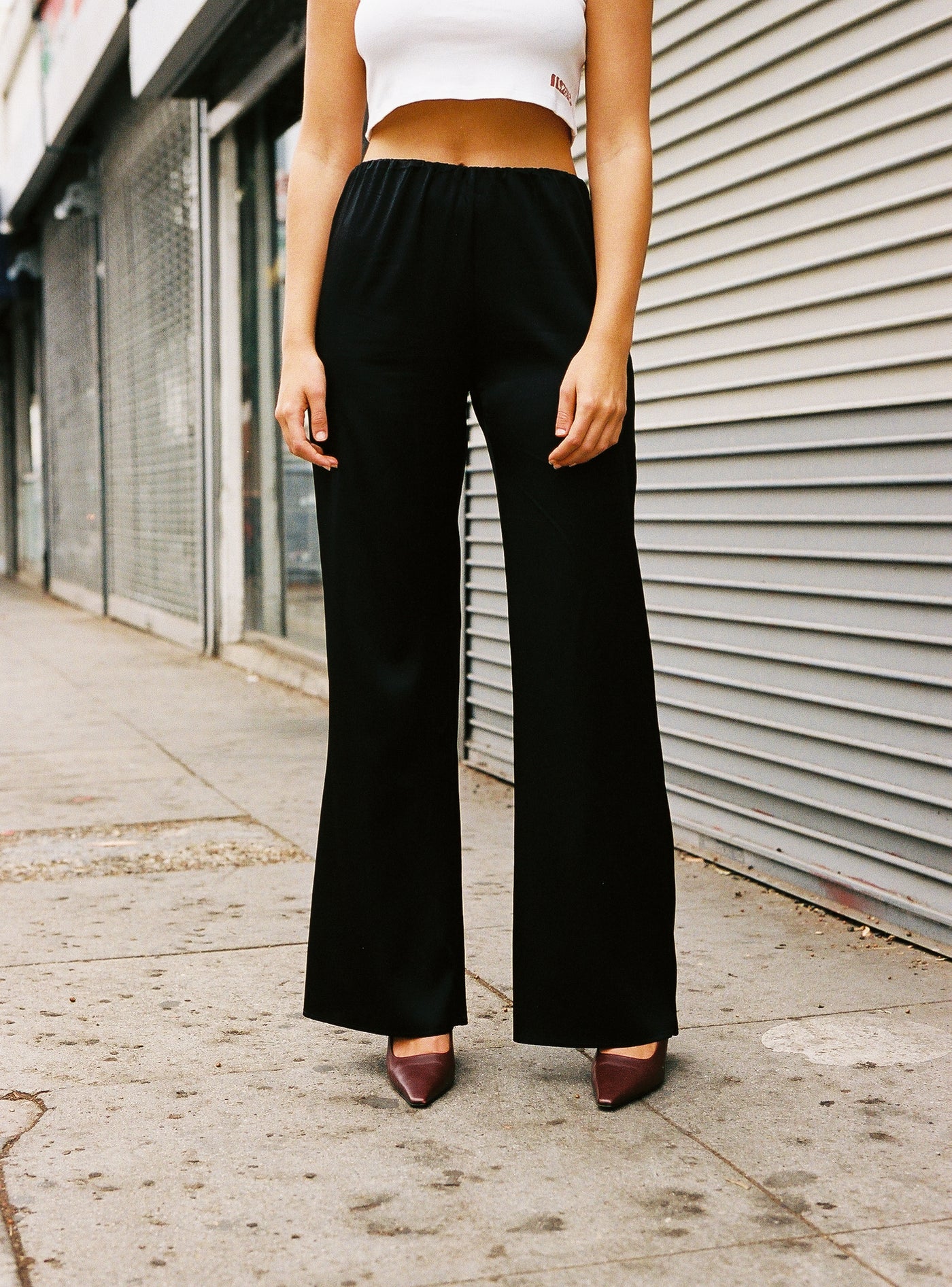 Roma Silk Pants Black Roma Silk Pants Black