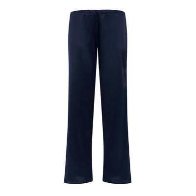 FRONT OF ROMA SILK PANTS IN NAVY