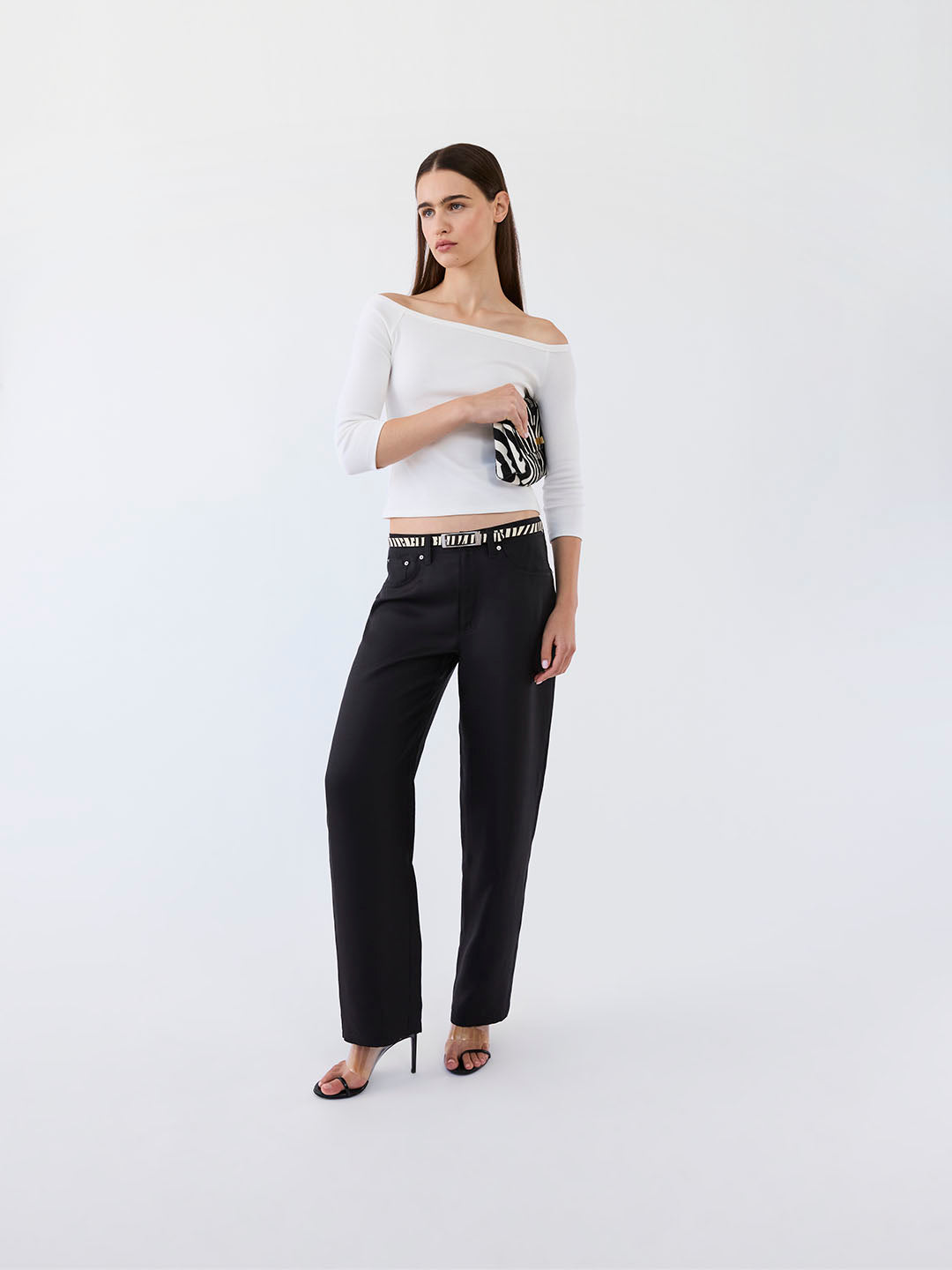 Drew Silk Boyfriend Jean in Silk Twill