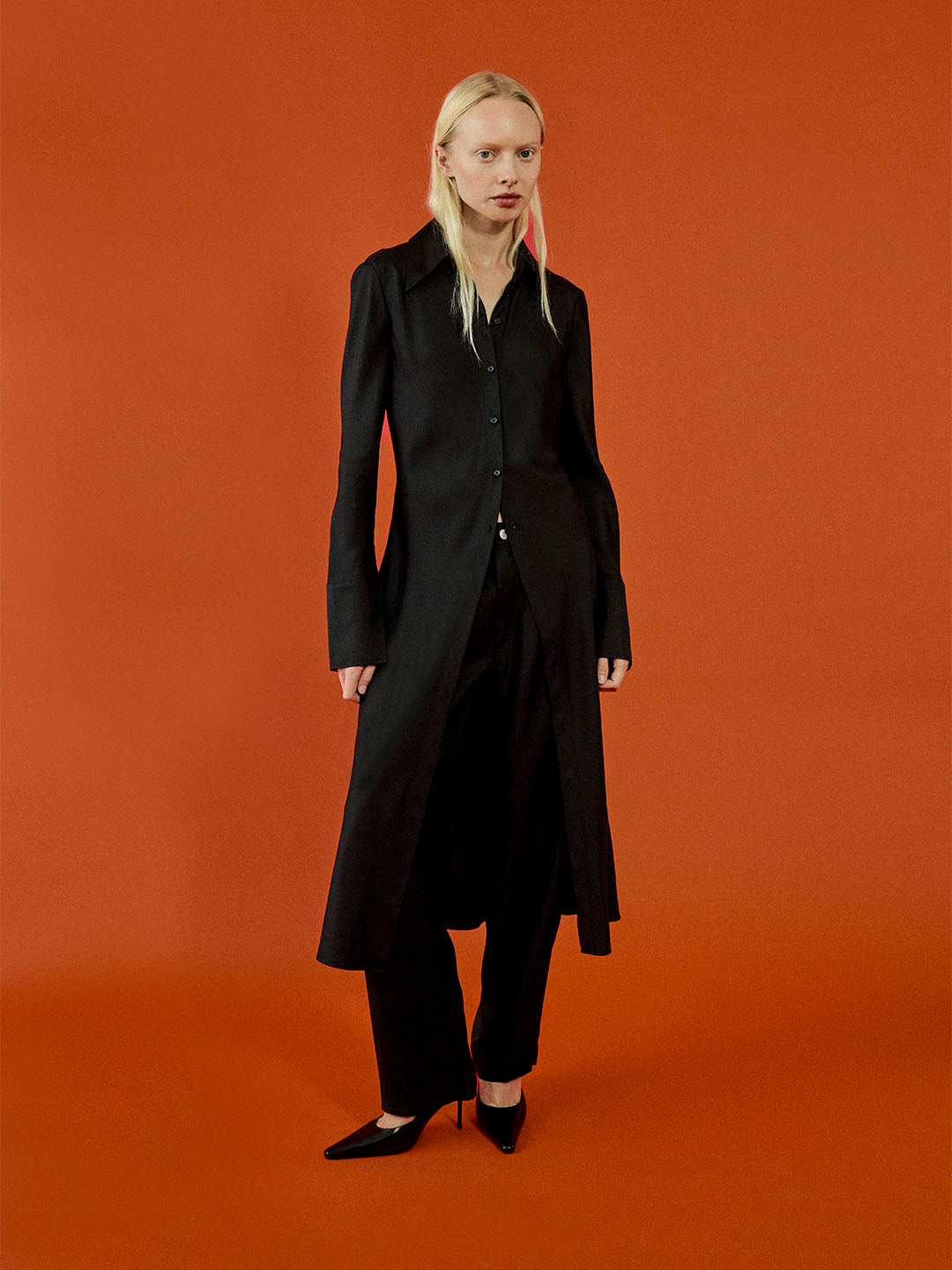 Mara Silk Duster in Silk Twill