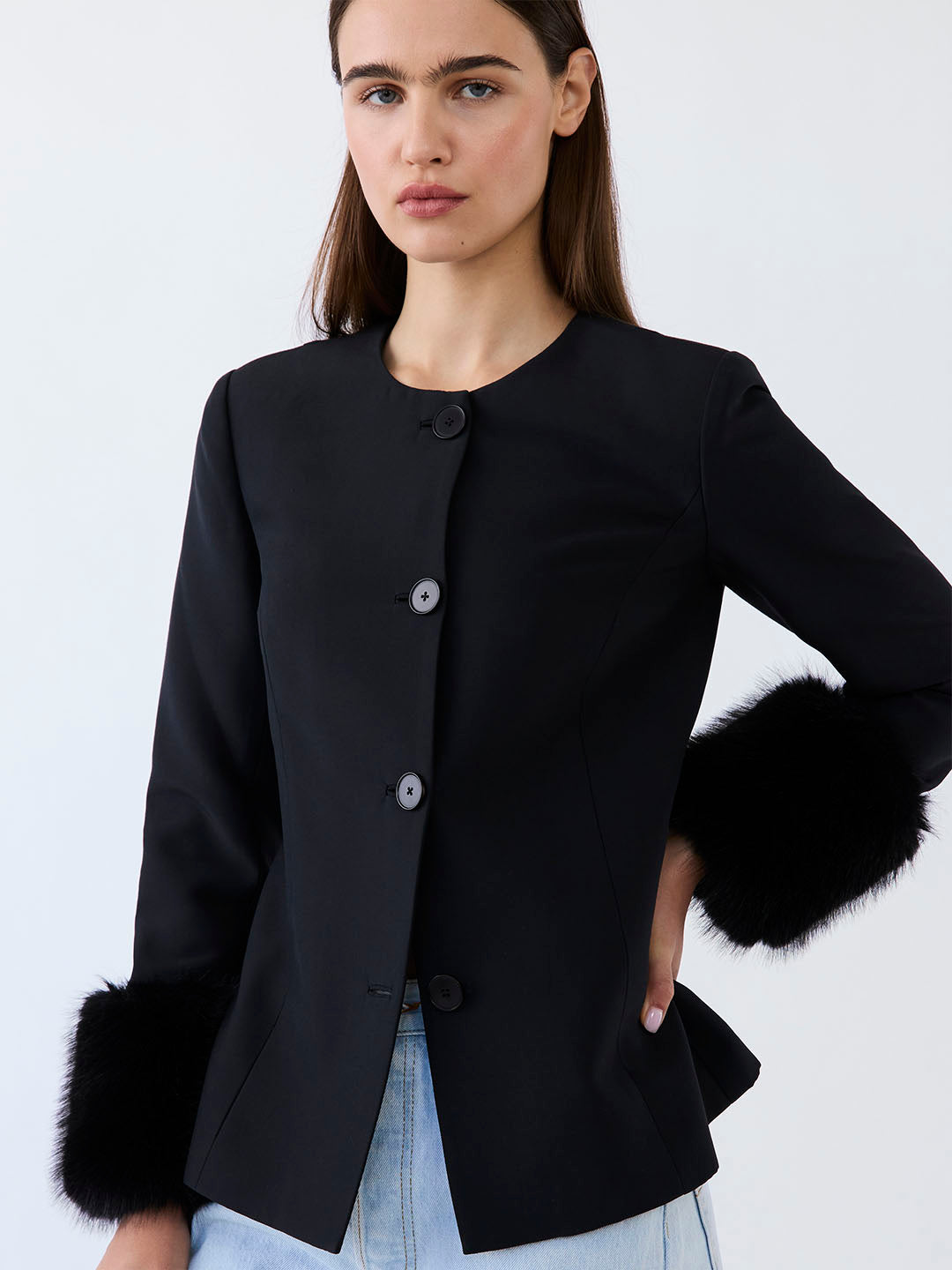 Margot Fur Trim Jacket